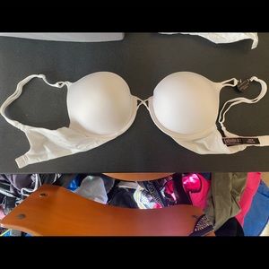 White VS Bombshell Bra 34b